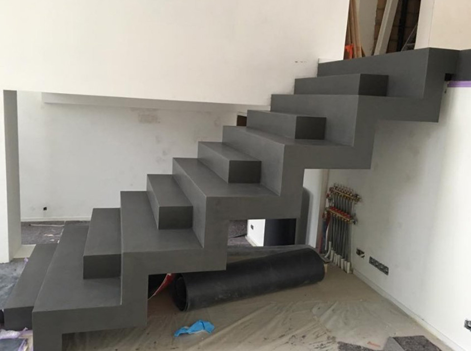 micro-béton escalier